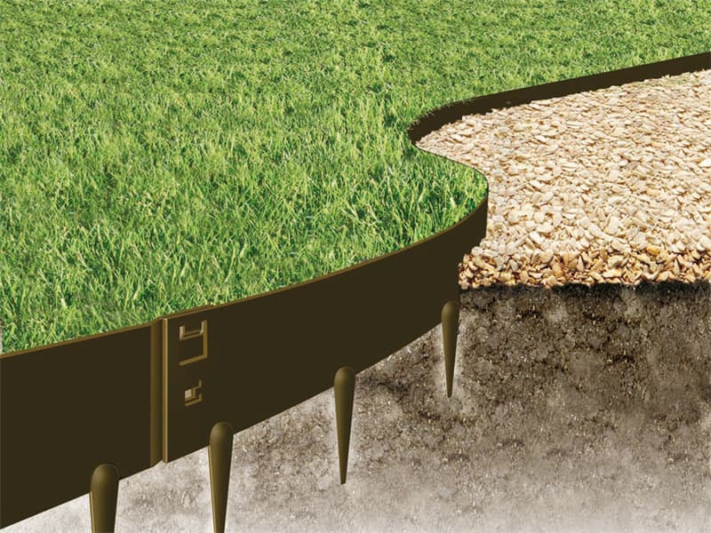 minimalism corten steel garden edging For Garden Art